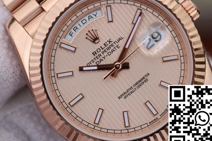 Day II 40mm Rolex Date EW 228235 Factory Rosegold Dial 0121